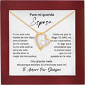 Collar Para Mi Querida Esposa Con Mensaje De Amor – Joyería Elegante Con Caja De Regalo – Regalo Romántico De Aniversario O Cumpleaños