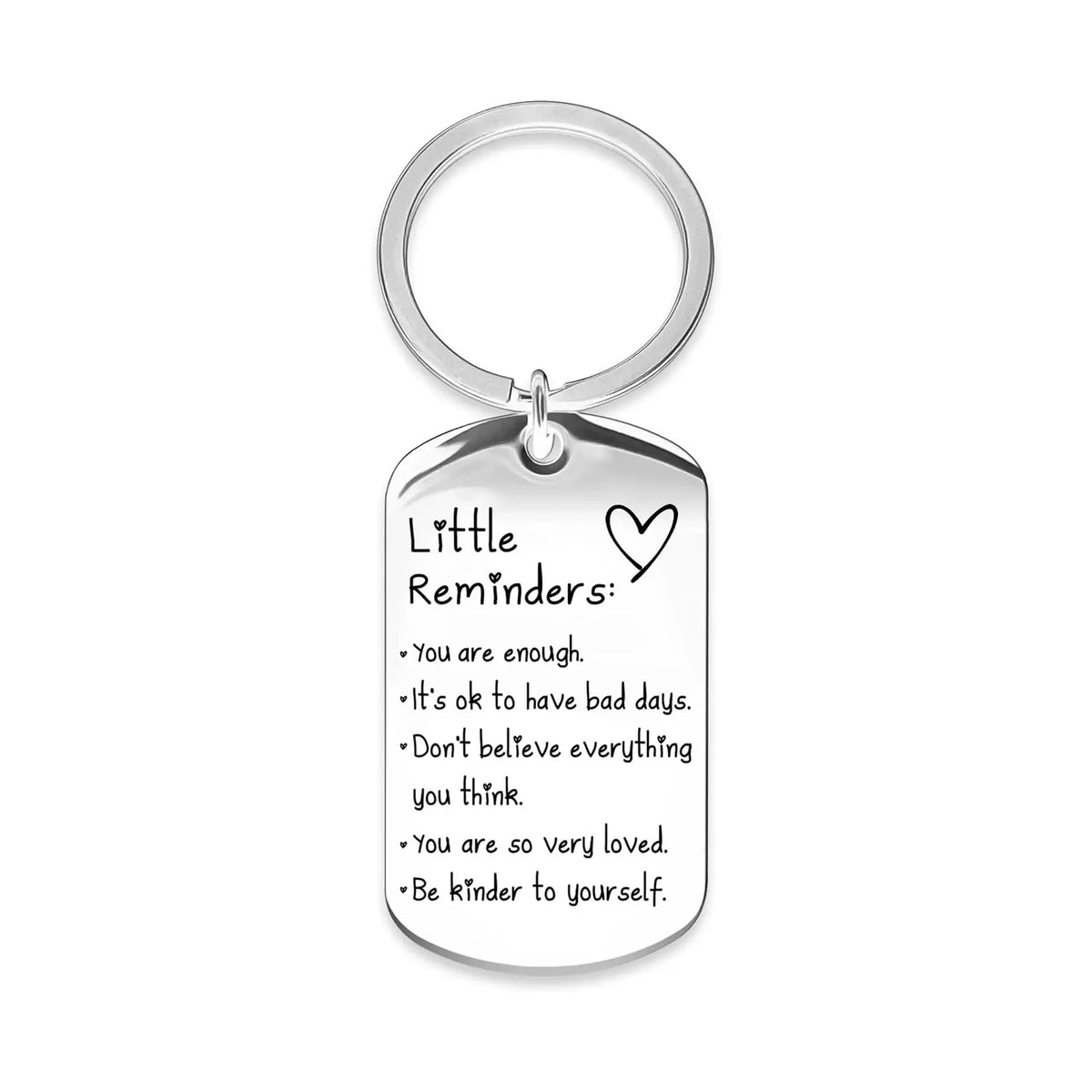Inspirational "You Are Enough" Keychain - Keychains for Women, Uplifting Gift for Friends