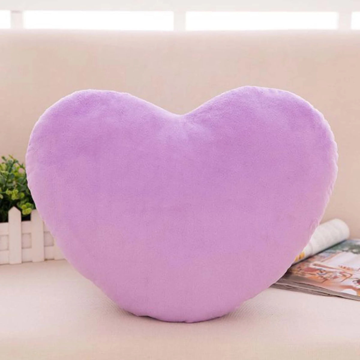 Heart Shape Pillow Plush Pillow Cute Heart Stuffed Cushion Toy Throw Pillow Gift for Wedding Lovers Festival