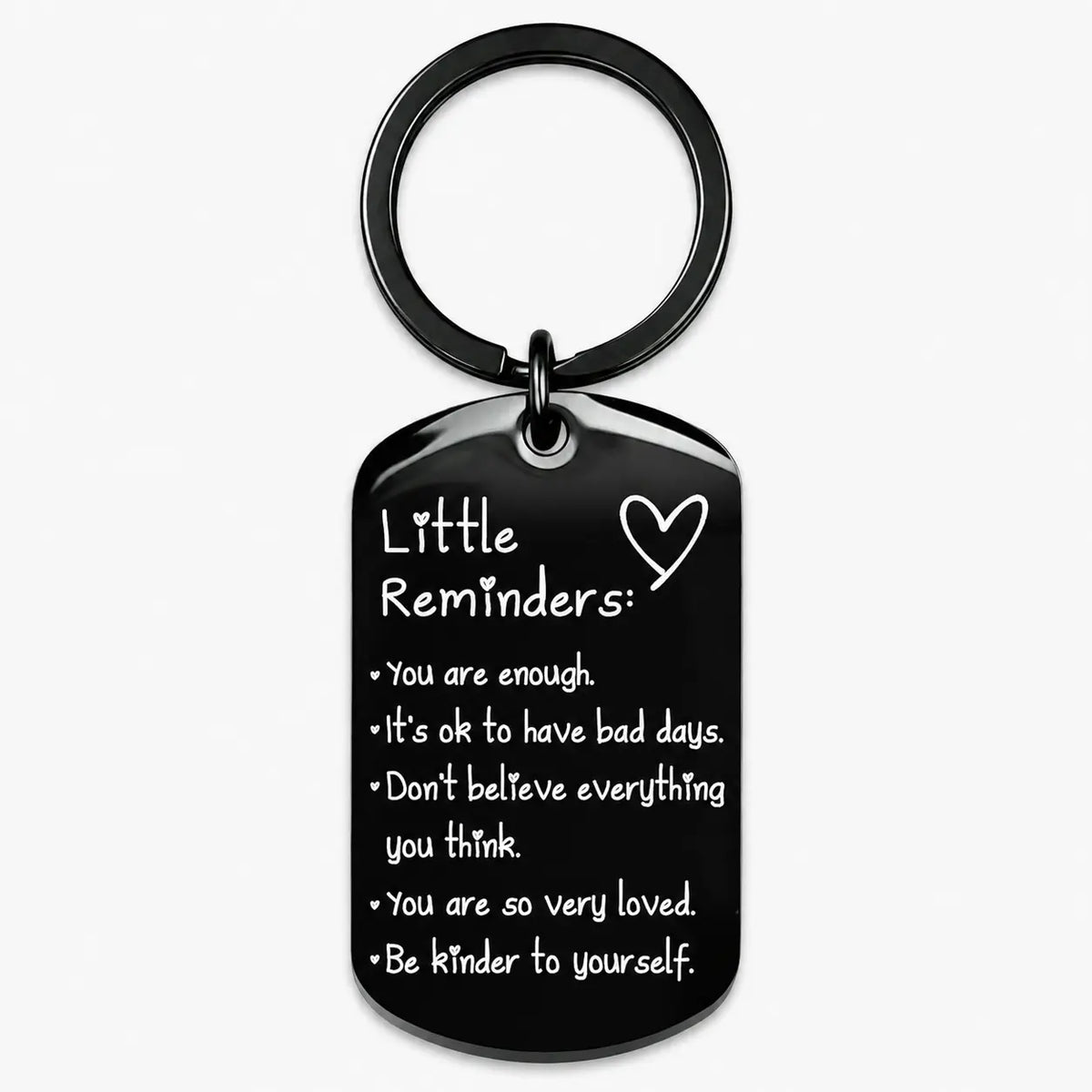 Inspirational "You Are Enough" Keychain - Keychains for Women, Uplifting Gift for Friends