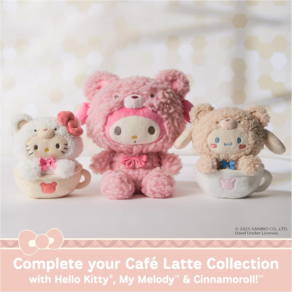 Sanrio My Melody 10-Inch Plush in Café Latte Bear Outfit for Ages 1+