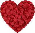 3000PCS Red Rose Petals for Romantic Night for Her Set, Artificial Roses Flower Petals for Romantic Night, Valentines Day Decor and Wedding, Event, Party, Decorations, Decoration Wedding Party