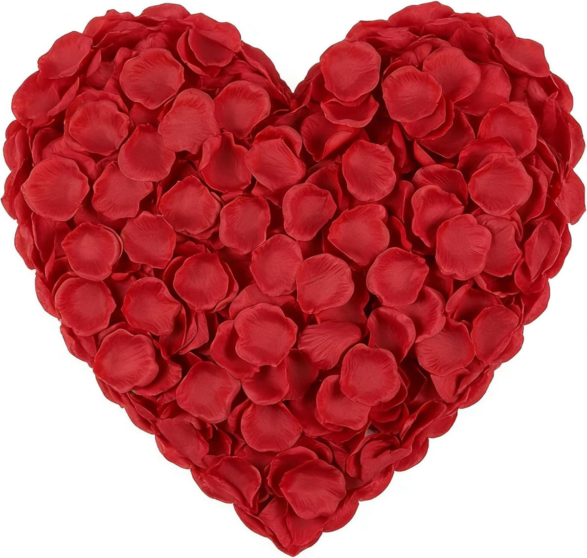 3000PCS Red Rose Petals for Romantic Night for Her Set, Artificial Roses Flower Petals for Romantic Night, Valentines Day Decor and Wedding, Event, Party, Decorations, Decoration Wedding Party
