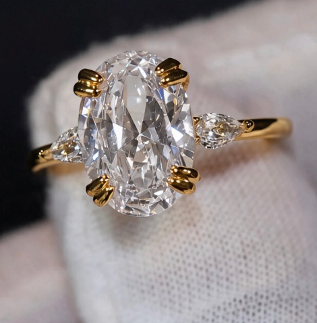 Womens Gold Engagement Ring