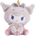 Sanrio Kuromi 6" Plush Toy with Purple Unicorn Outfit; Ages 1+