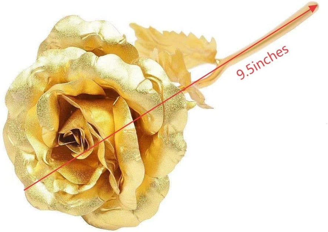 Gold Dipped Rose, Eternal Long Stem Golden Rose