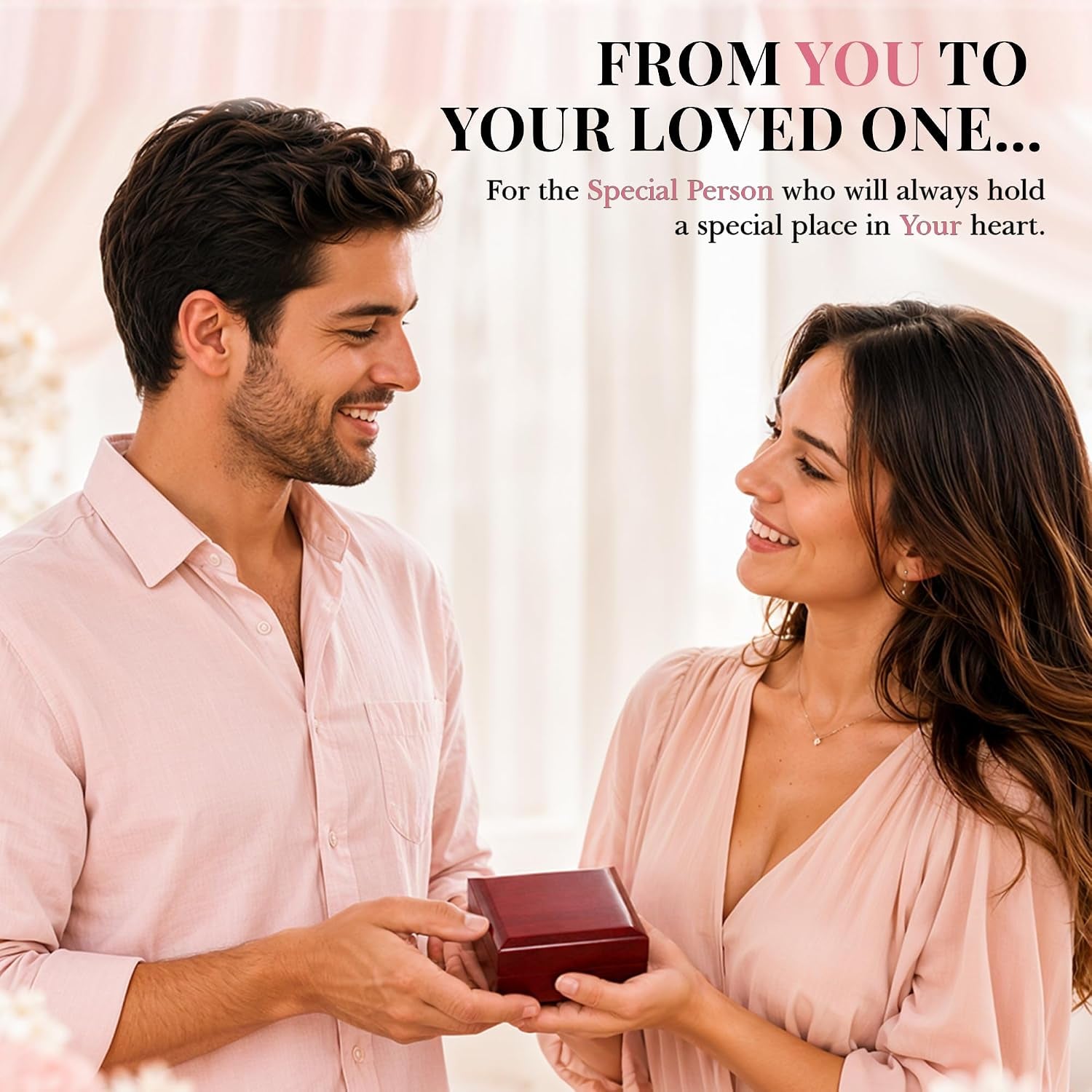 Collar Para Mi Querida Esposa Con Mensaje De Amor – Joyería Elegante Con Caja De Regalo – Regalo Romántico De Aniversario O Cumpleaños