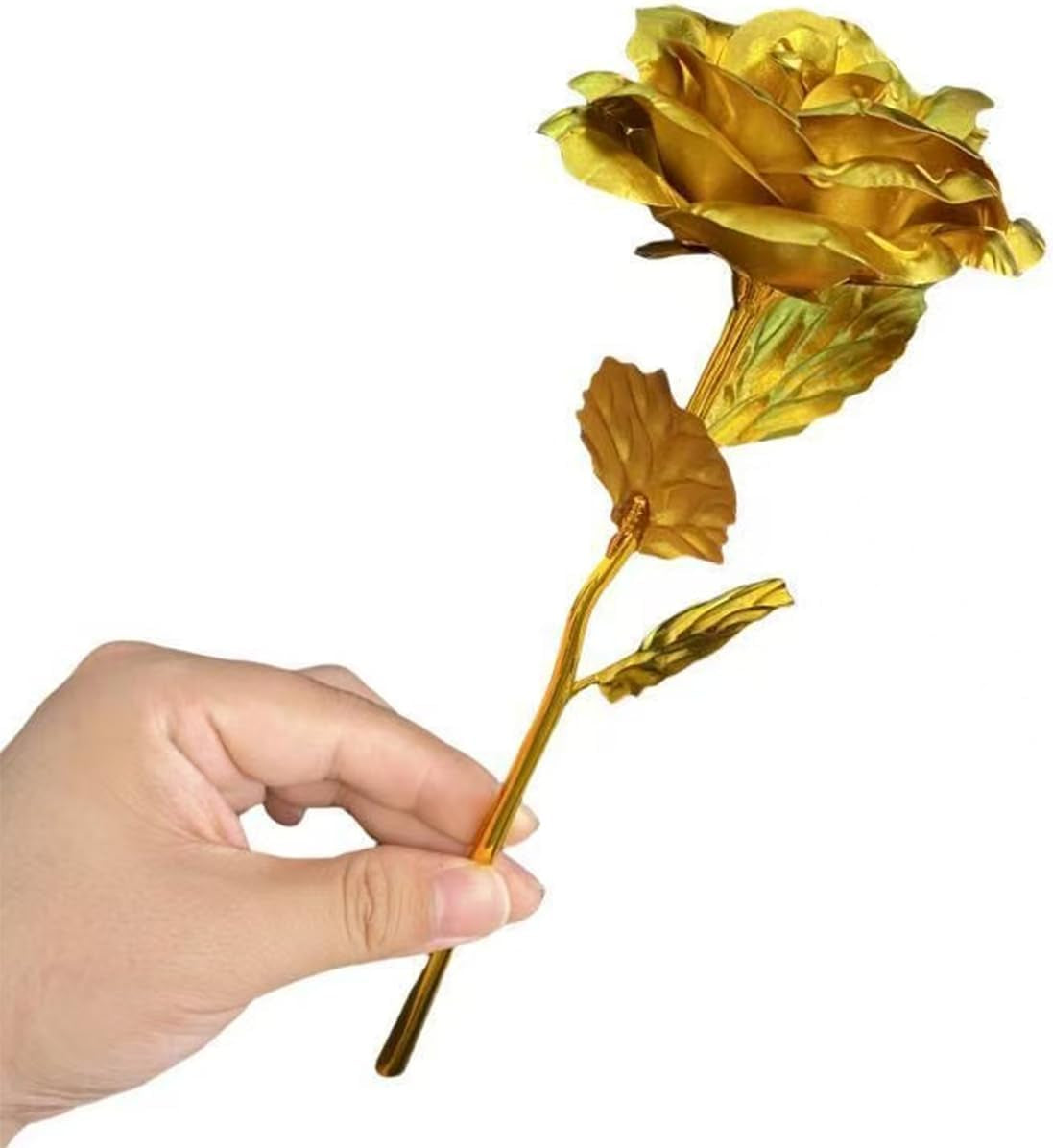 Gold Dipped Rose, Eternal Long Stem Golden Rose